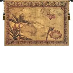 East Indies European Tapestry Wall Hanging Cotton Jacquard Woven Wall Tapestry