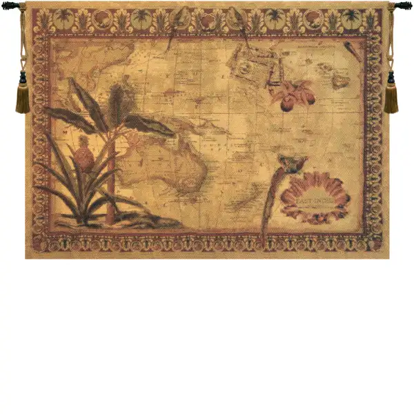 East Indies European Tapestry Wall Hanging