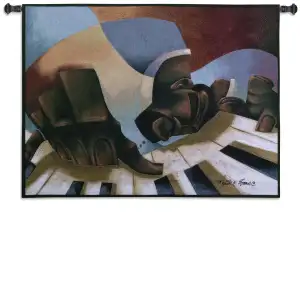 Frankie Fingertips Tapestry Wall Hanging 26x34 Figurative Decorative Jacquard Woven Wall Art Traditional Home Decor