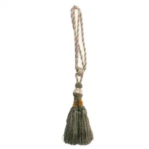 Earth Decorative Tapestry Tassels Pair Min-Max Length 27 Inch