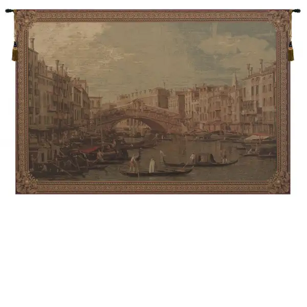 Rialto Bridge European Tapestry Wall Hanging