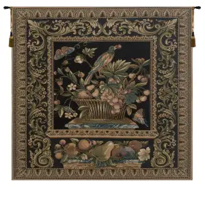 The Jay European Tapestry Wall Hanging 27x27 Inch Cotton Jacquard Woven Wall Tapestry
