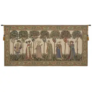 The Manta European Tapestry Wall Hanging 26 in. x 50 in Jacquard Woven Decorative Wall Art