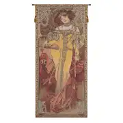 Mucha Autumn European Tapestry Wall Hanging