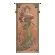 Mucha Spring European Tapestry Wall Hanging