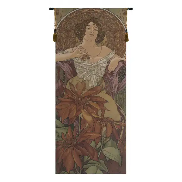 Mucha Rubis European Tapestry Wall Hanging