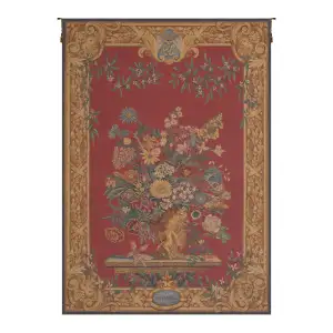Vaux le Vicomte in November French Tapestry Wall Hanging  50x36 Inch Cotton Jacquard Woven Wall Tapestry