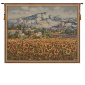 Provence French Tapestry Wall Hanging  30x37 Inch Cotton Jacquard Woven Wall Tapestry