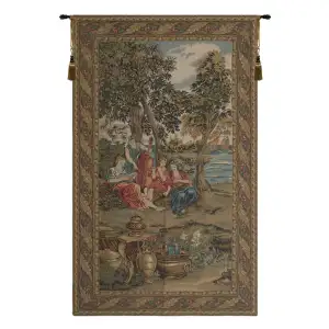 Concerto Romance & Myth Tapestry Wall Hanging 62 x 38 in Classical Music Jacquard Woven European Decor