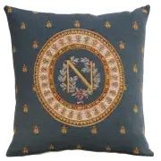 Blue Napoleon European Cushion Cover