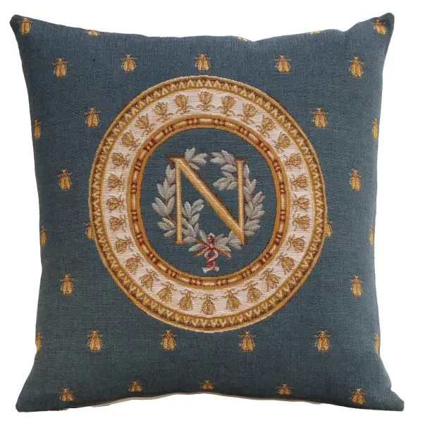 Blue Napoleon European Cushion Cover