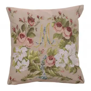 Jean Francois Bony Marie Antoinette I Tapestry Pillow Cover 19x19 Inch Cotton Jacquard Woven Cushion Cover