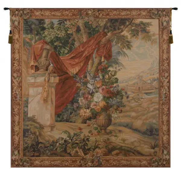 Bouquet Au Drape II European Tapestry Wall hanging