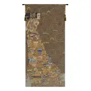 L'Attente Klimt a Gauche Fonce European Tapestry Wall hanging