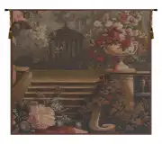 Bouquet at the Gazebo European Tapestry Wall hanging