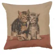 Two Kittens European Cushion Cover