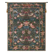 Birds Face to Face I European Tapestry Wall hanging