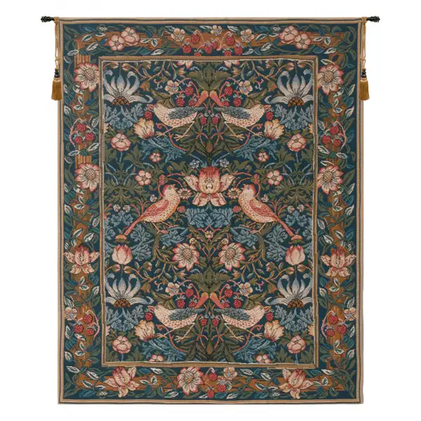 Birds Face to Face I European Tapestry Wall hanging