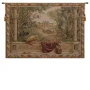 Verdure Au Chateau II European Tapestry Wall hanging