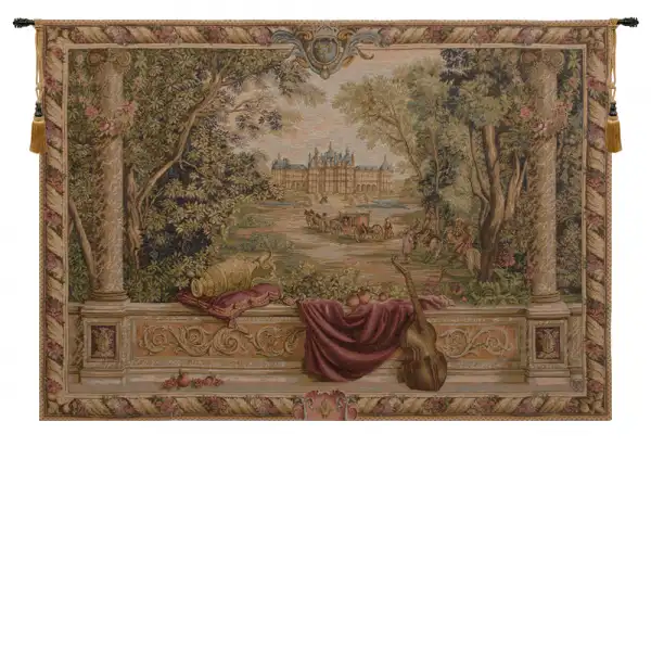 Verdure Au Chateau II European Tapestry Wall hanging