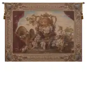 Vase and Raisins European Tapestry Wall hanging