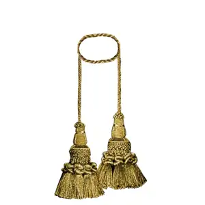 Deco Sage Decorative Tapestry Tassels Pair Min-Max Length 5 Inch