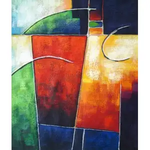 Ambiance Abstract Canvas Wall Art 36x24 Modern Contemporary Decorative Home Decor