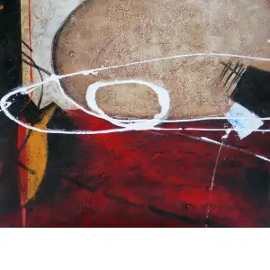 The Looking Canvas Oil Painting 24x36 Figurative Contemporary Decorative Wall Art Home Decor