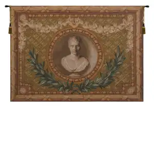 Napoleon Renaissance Tapestry Wall Hanging 44 x 58 in Jacquard Woven Historical Wall Art