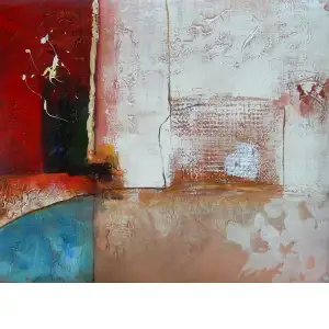 Inclusion Space Canvas Oil Painting 24x36 Modern Abstract Contemporary Decorative Wall Art