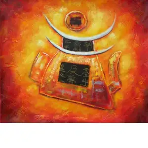 Teas of the East Canvas Oil Painting 24x36 Asian Still Life Decorative Wall Art