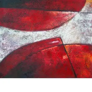 Candy Apple Canvas Oil Painting 24x36 Modern Abstract Contemporary Decorative Wall Art Home Decor