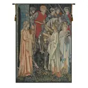 The Holy Grail Left Panel European Tapestry Wall Hanging
