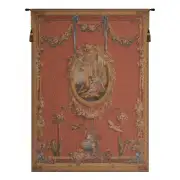 Medallion Serenade Rouge European Tapestry Wall hanging