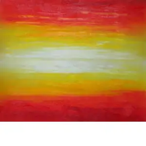 Illusions of Sunrise Canvas Oil Painting 24x36 Abstract Landscape Decorative Wall Art Home Decor