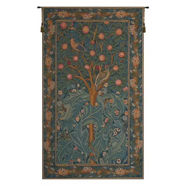 Woodpecker without Verse European Tapestry Wall hanging
