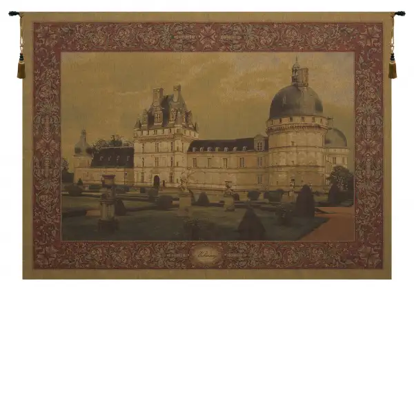Chateau Valencay I European Tapestry Wall Hanging