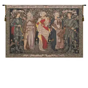 Edward Burne Jones Women's Worth Tapestry Wall Hanging 28 x 40 in - B - H 34" x W 56"
