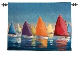 Flying Colors Fine Art Tapestry 35 x 47 in Colorful Decorative Jacquard Woven Wall Hanging Home Decor