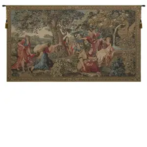 Eurydice European Tapestry 51 x 90 in Greek Mythology Classical Jacquard Woven Wall Hanging Traditional European Decor