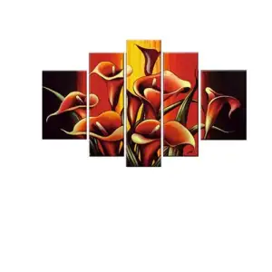 Forever Lilies Canvas Wall Art 40x76 Floral Botanical Decorative Home Decor