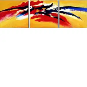 Back to Basics Canvas Wall Art 24x72 Modern Abstract Contemporary Home Decor