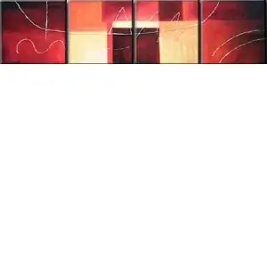 Modern Tones Canvas Wall Art 16x64 Abstract Contemporary Decorative Home Decor