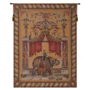 Grotesque Elephant European Tapestry Wall hanging