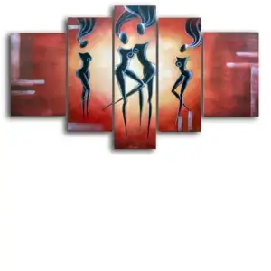 Center Stage Canvas Wall Art 40x68 Modern Abstract Contemporary Decorative Home Decor