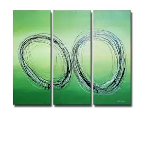 Joined Forces Canvas Wall Art 40x48 Abstract Contemporary Modern Home Decor