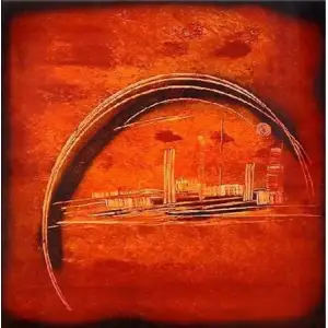 Signs of Life Canvas Wall Art 24x32 Abstract Contemporary Decorative Home Decor