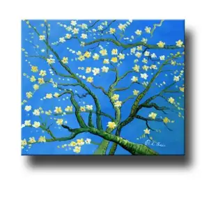 Almond Blossoms Canvas Wall Art 20x24 Floral Botanical Decorative Home Decor