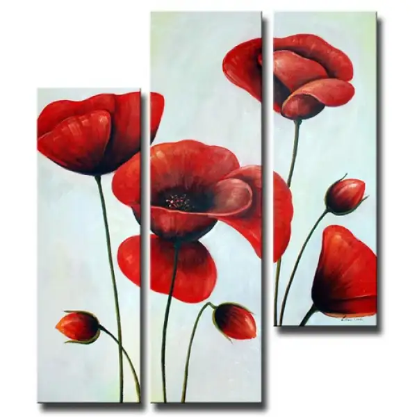 Ruby Red Poppies