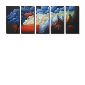 The Badlands Canvas Wall Art 32x80 Landscape Nature Contemporary Home Decor